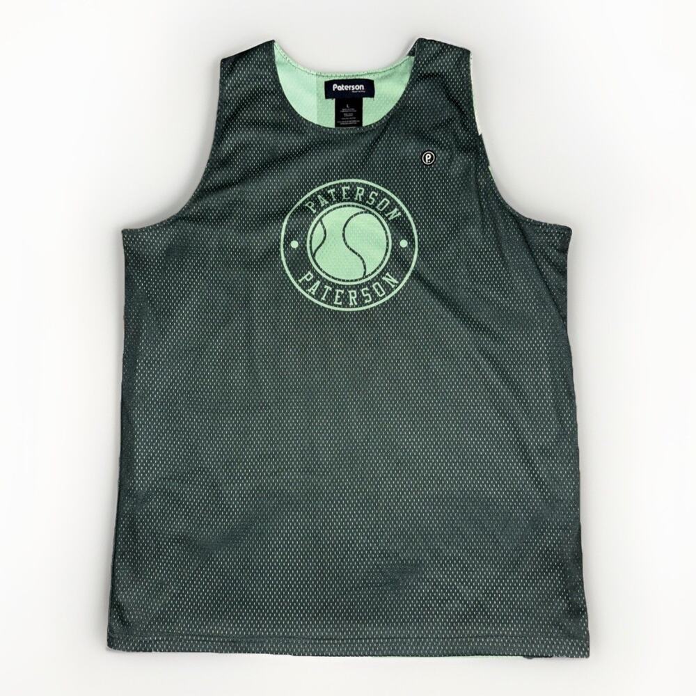 Paterson League Basketball Jersey Seafoam Green Large Mesh Tank Made for Play